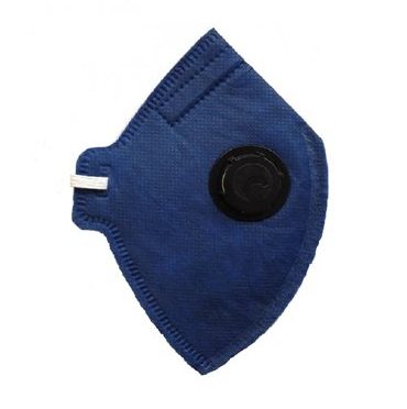 máscara de proteção com válvula